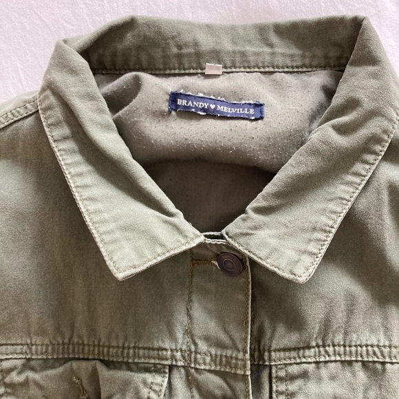 GREEN BRANDY MELVILLE JACKET - Picture 2 of 3